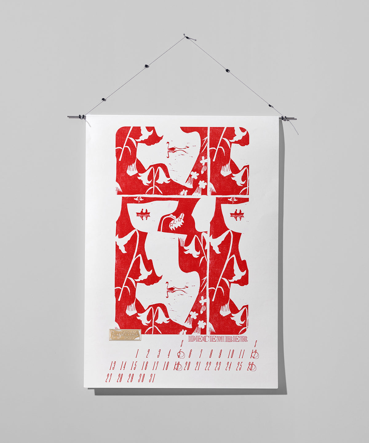 2027 カレンダー 「 CACUMA Patterns 2027」 Design :Yoshie Watanabe