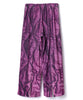 PRINT RIB WIDE PANTS