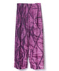 PRINT RIB WIDE PANTS