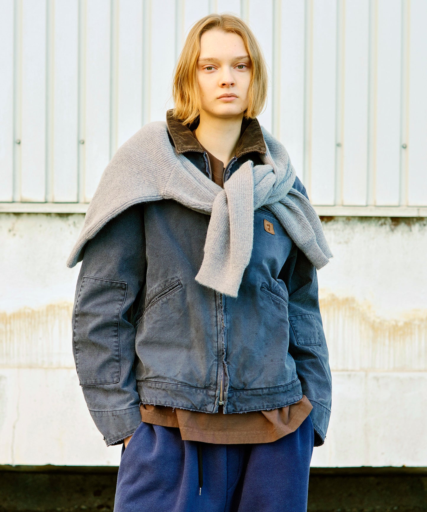 DUCK DAMAGE ZIP JACKET