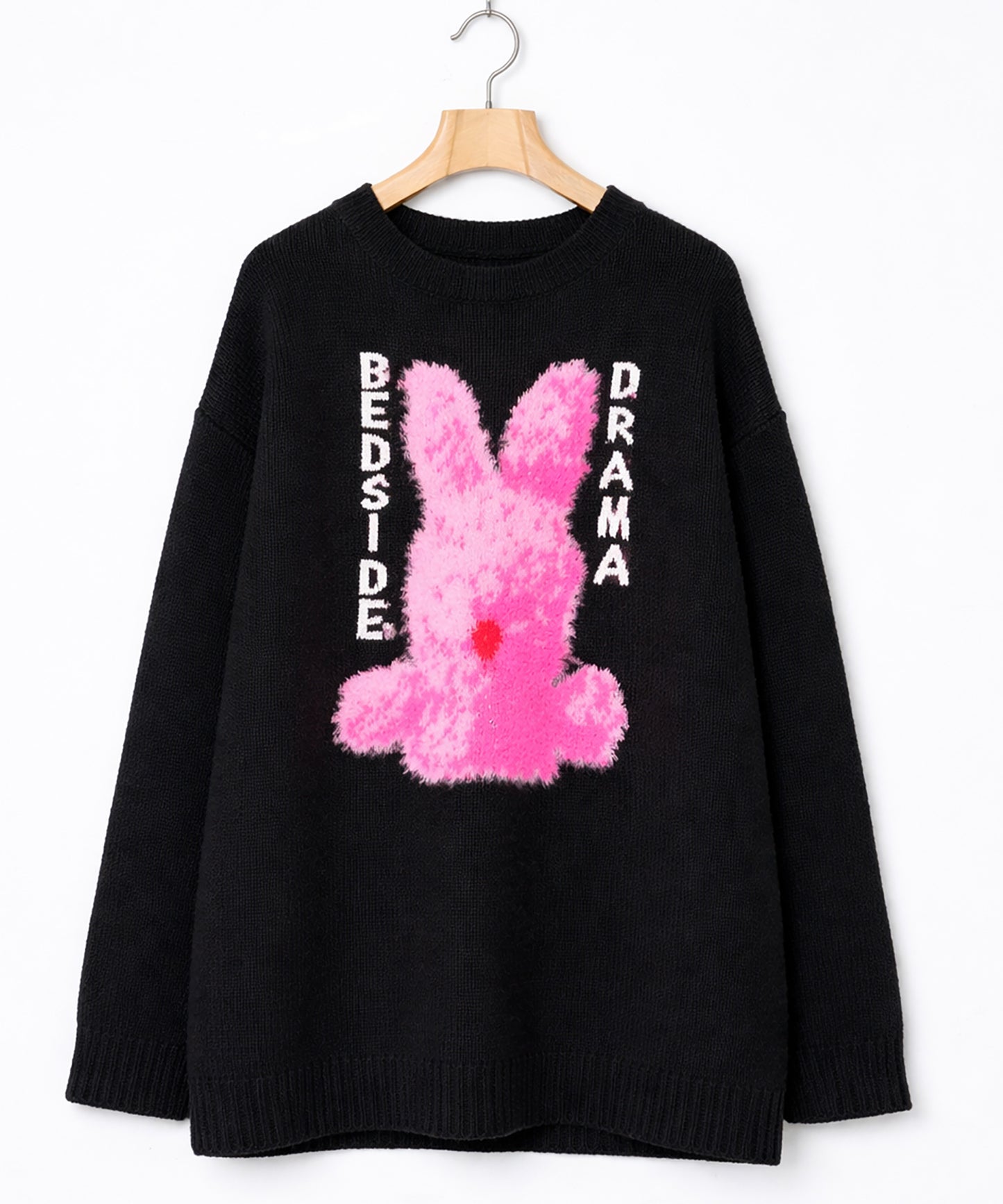 Pink Rabbit Wide Knit Sweater
