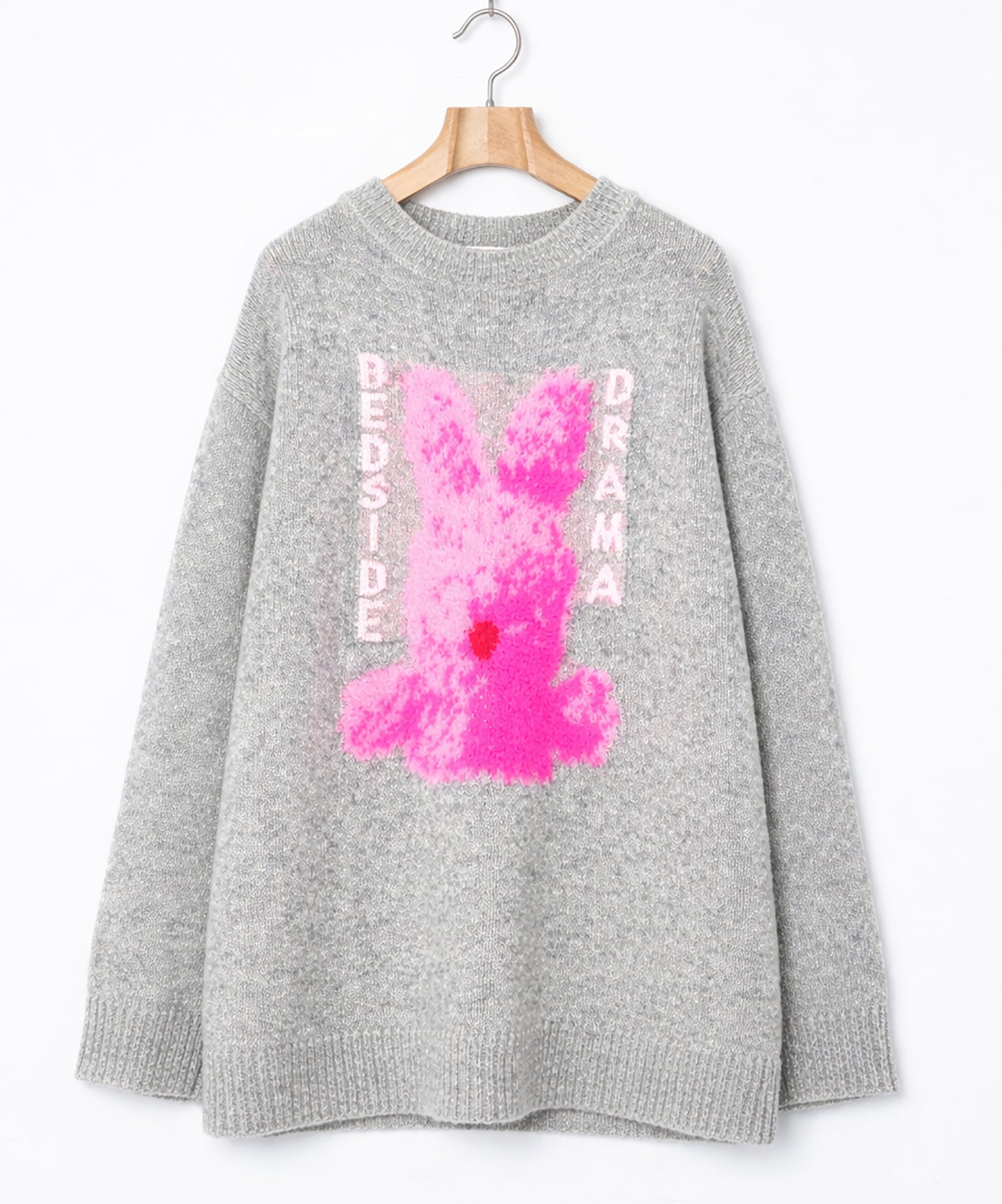 Pink Rabbit Wide Knit Sweater