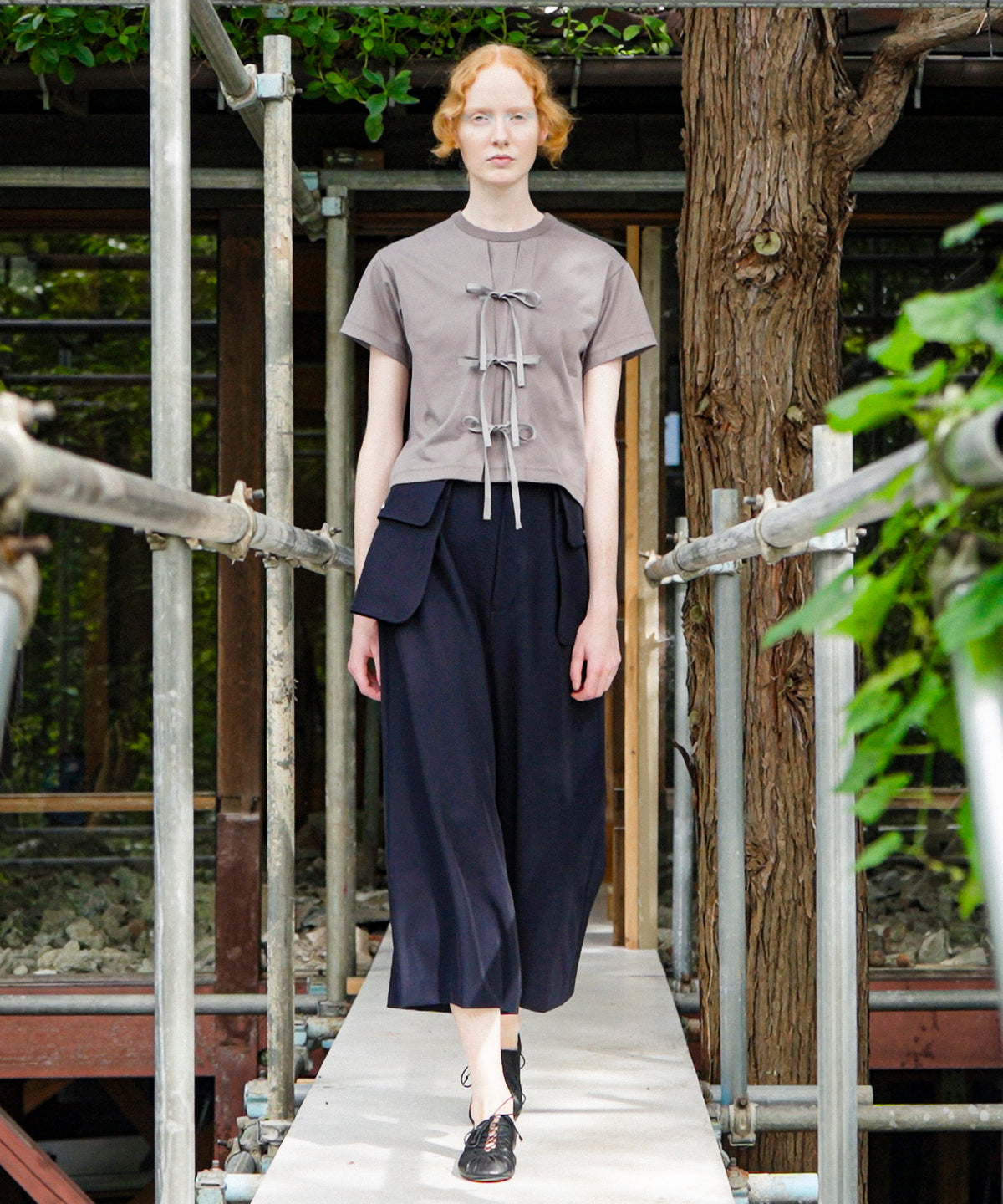Utility Pocket Midi Pants