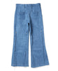 【 Marche Fleur 】Square Flare Denim Pants 【納期9月中旬】