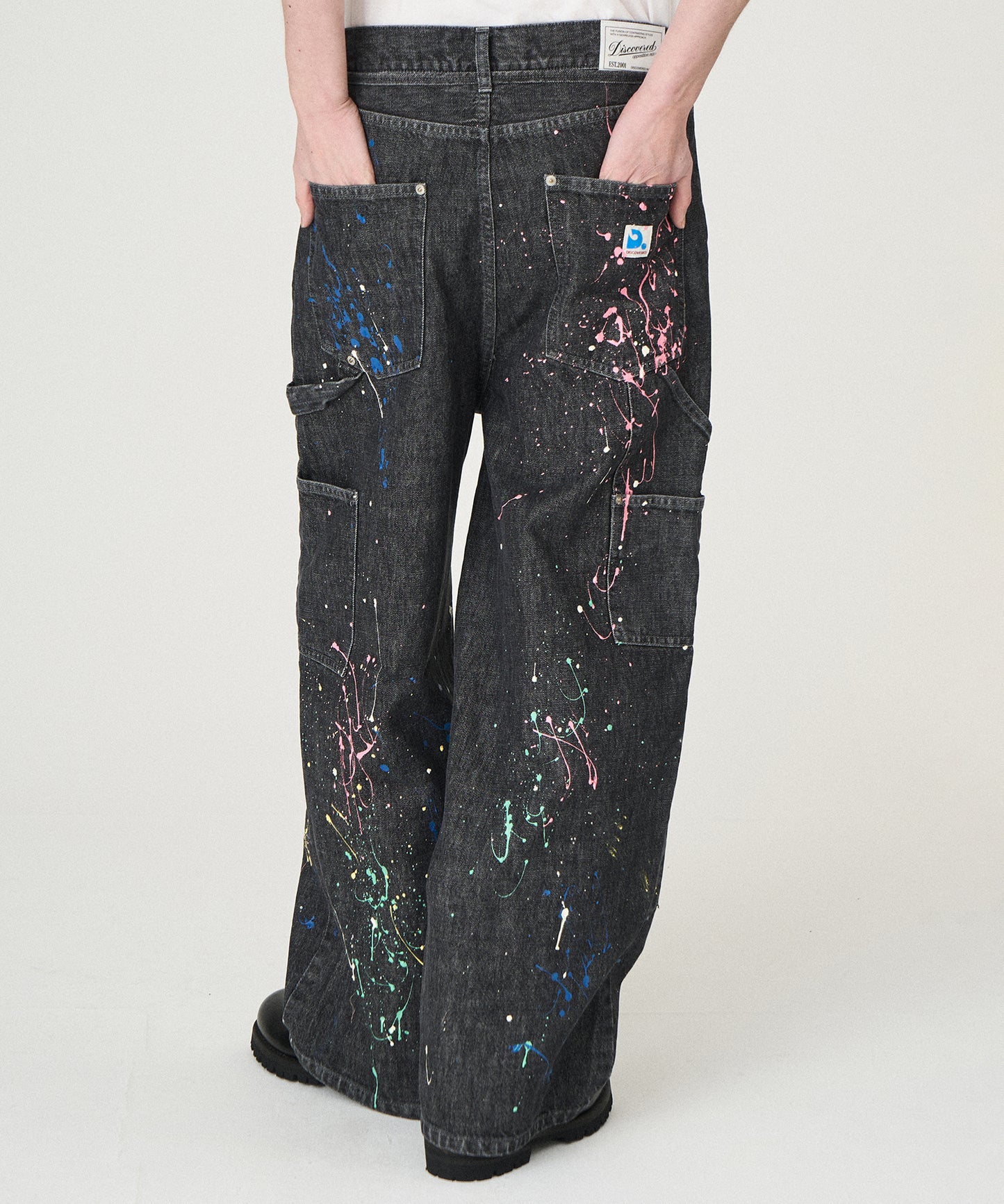 DENIM PAINT PANTS