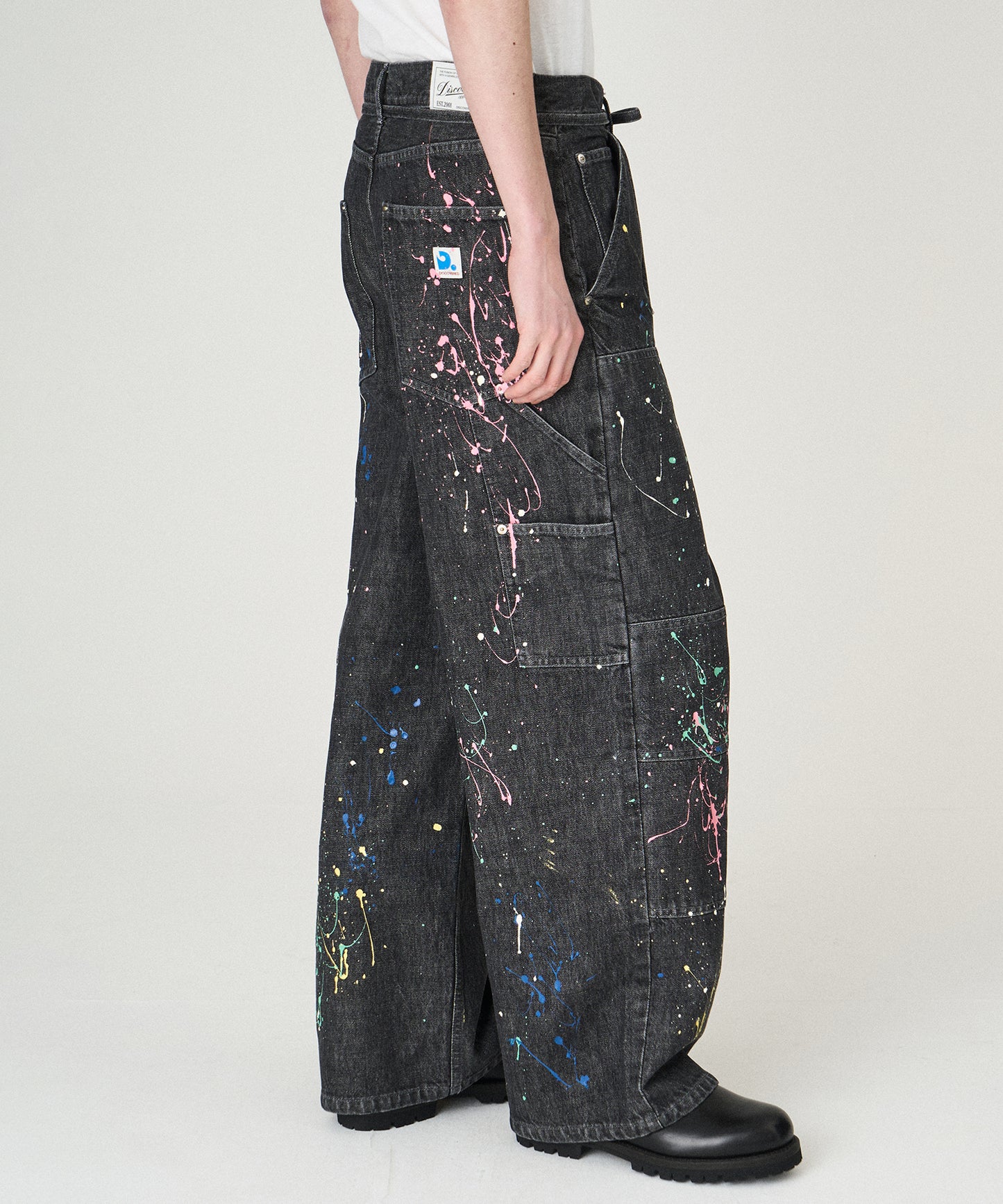 DENIM PAINT PANTS