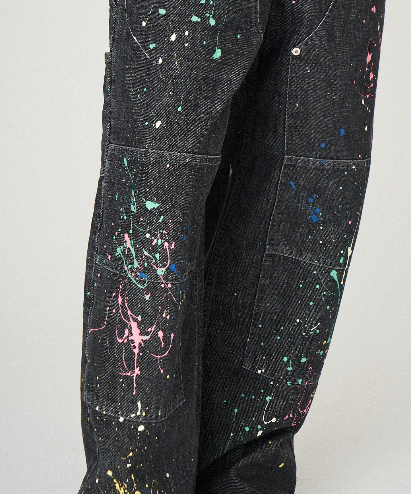 DENIM PAINT PANTS