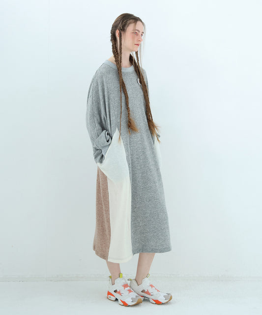 Pattern Switch Wide Dress