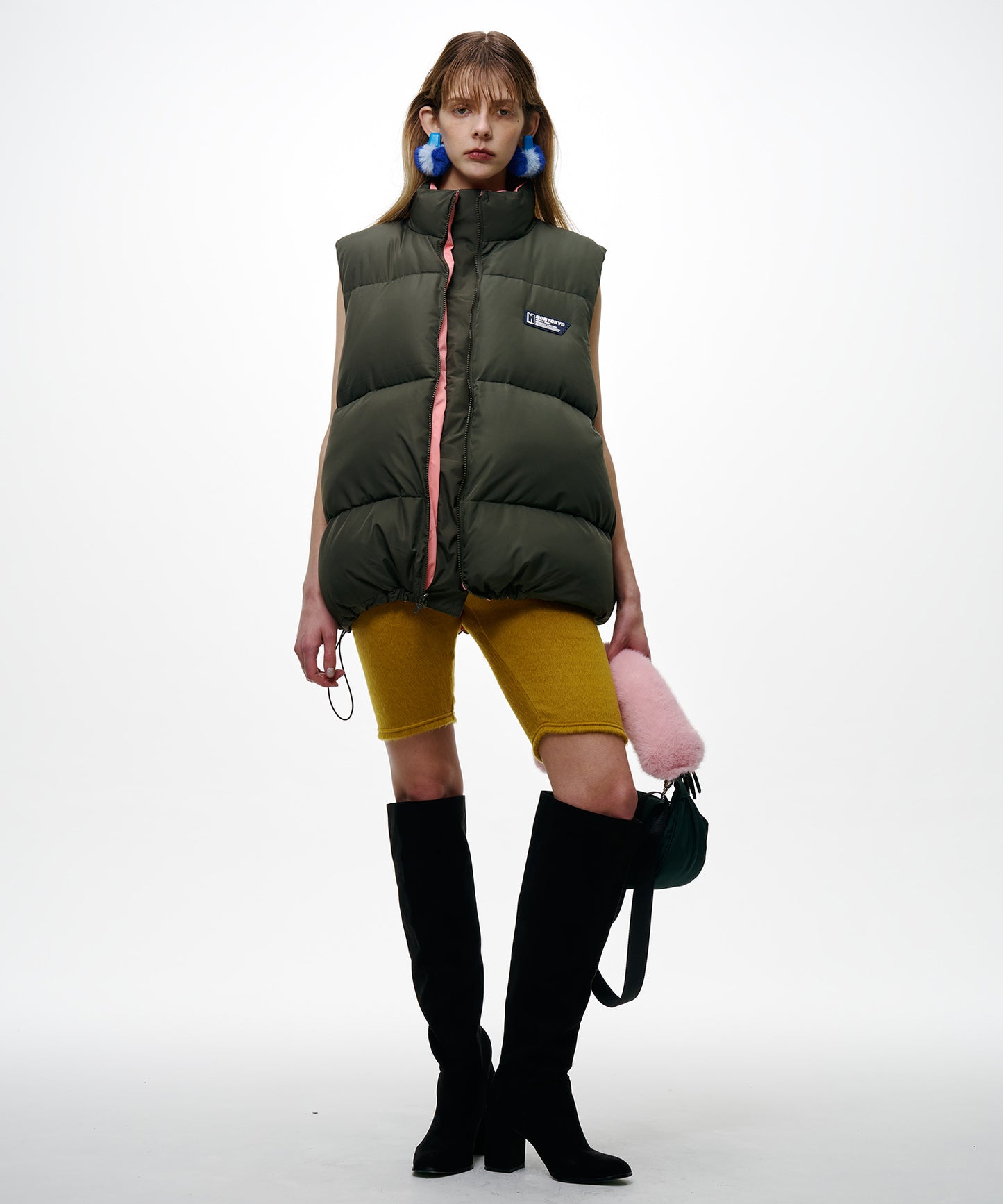 REVERSIBLE DOWN VEST(xUNIVERSAL OVERALL)