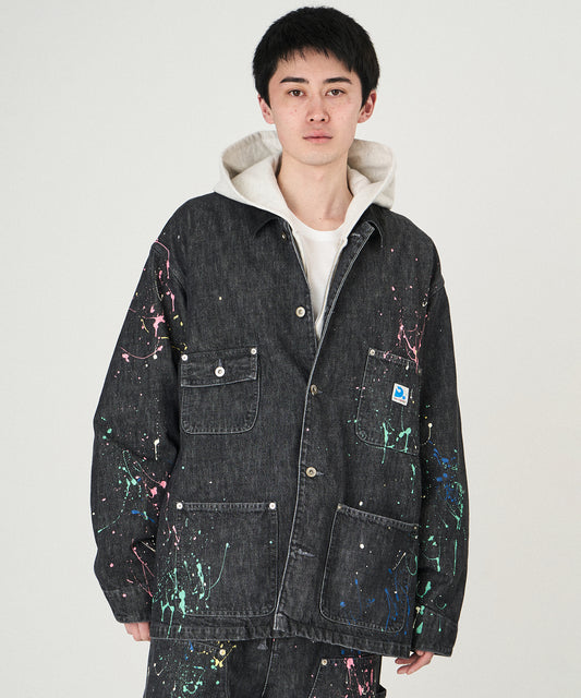 DENIM PAINT BLOUSON