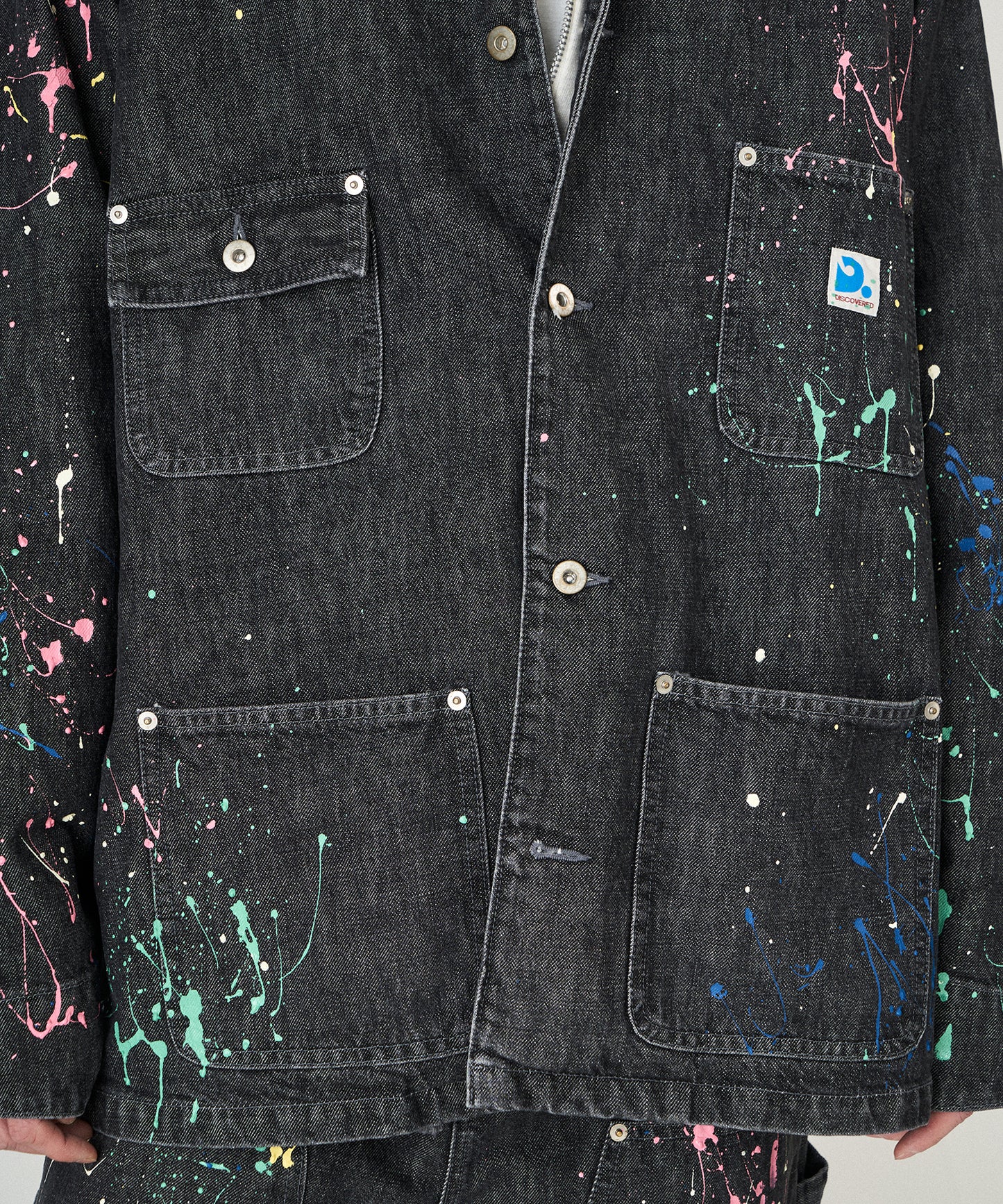 DENIM PAINT BLOUSON