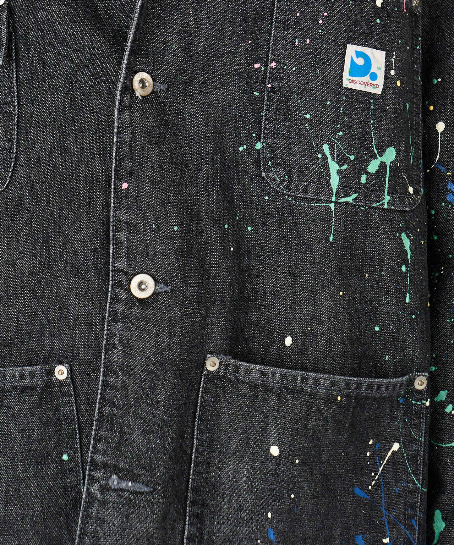 DENIM PAINT BLOUSON