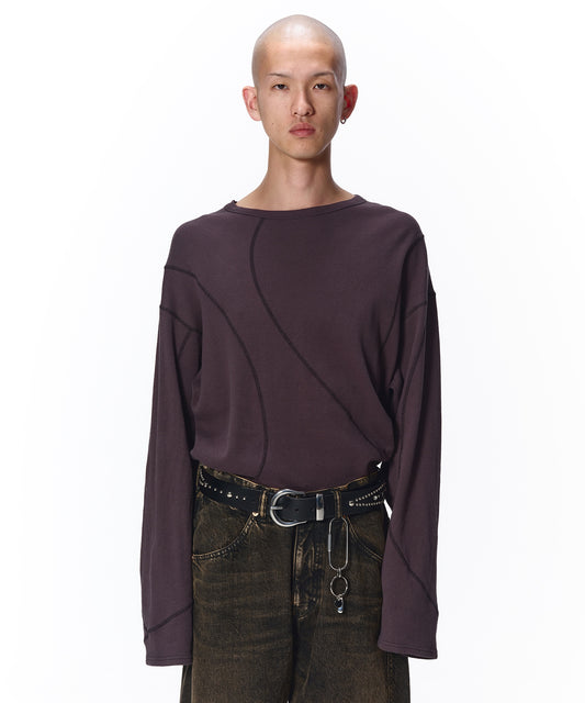 WAFFLE STITCH L/S