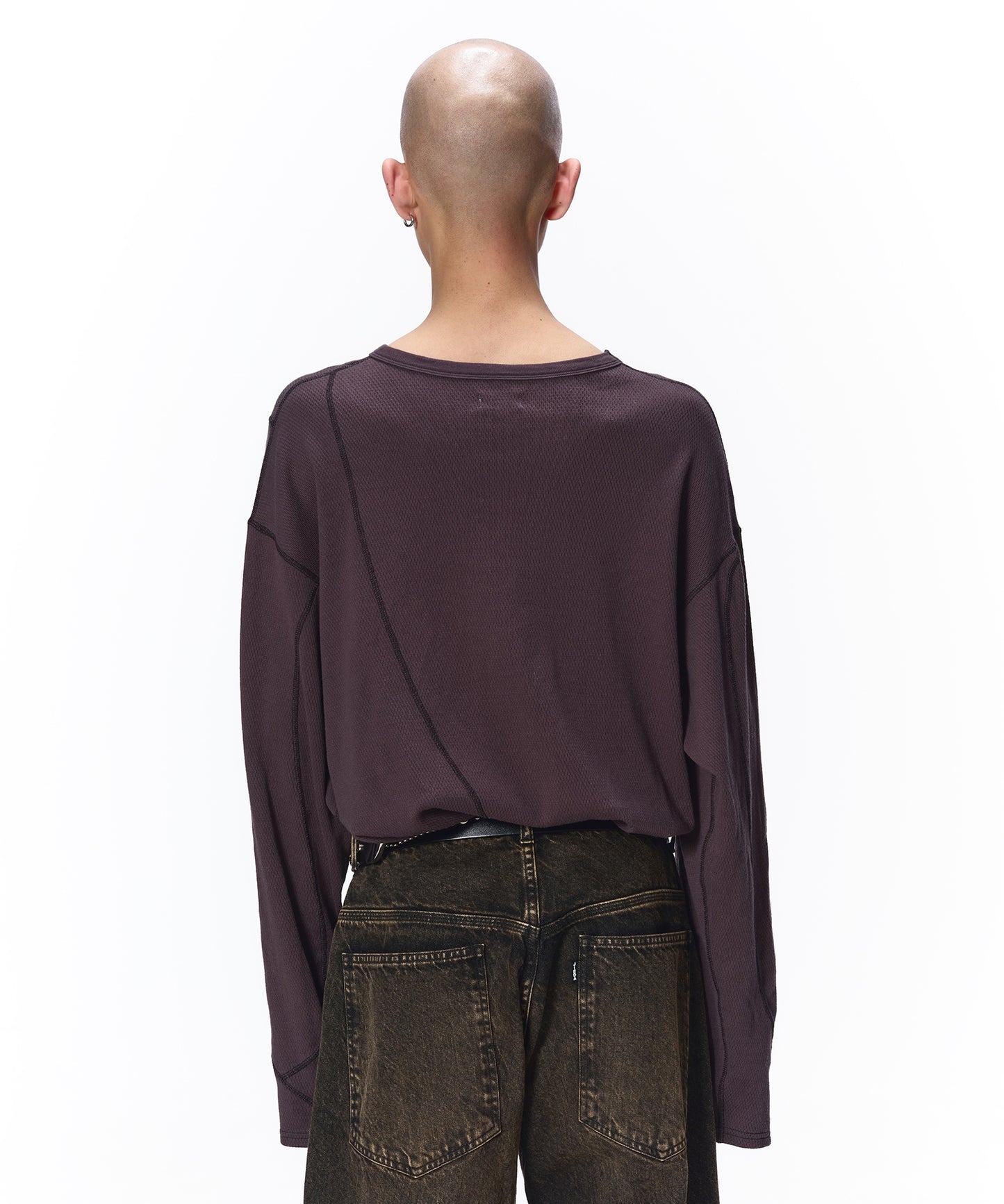 WAFFLE STITCH L/S