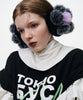 FLOWER FUR EARMUFFS 【納期10月下旬】