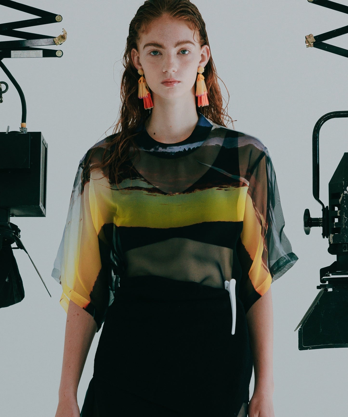 DIRECT PRINT SHEER T-SHIRT【納期4月下旬】