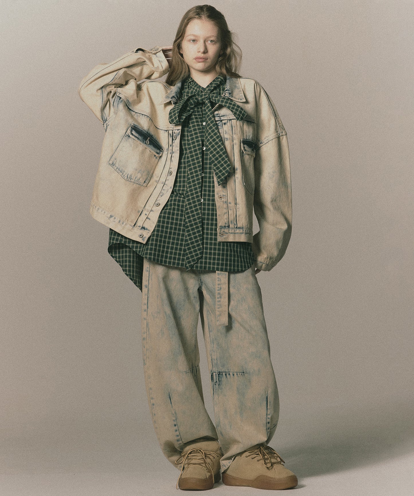 DRESS DENIM PANTS