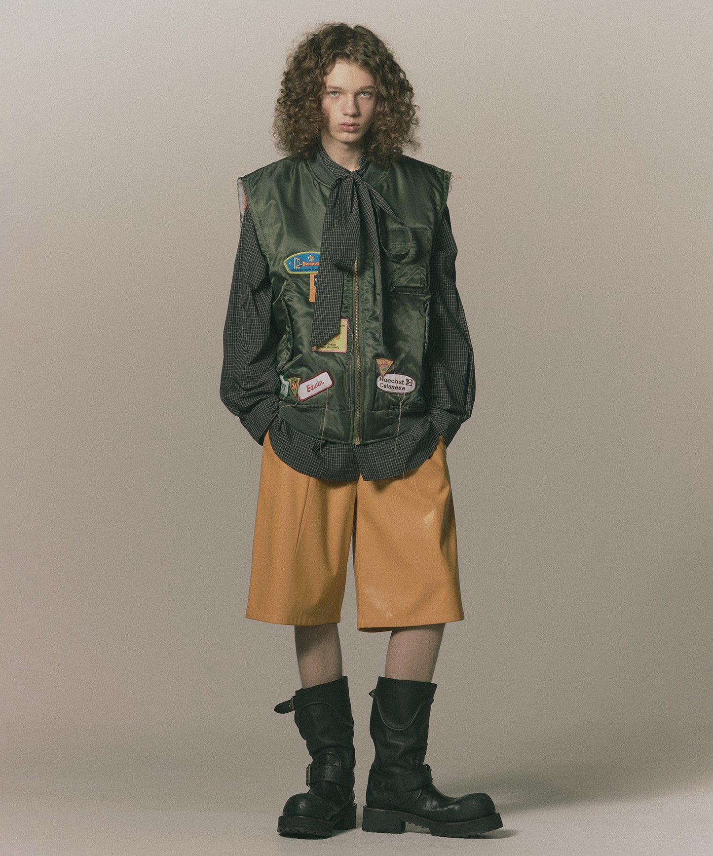 VEGAN LEATHER SHORTS
