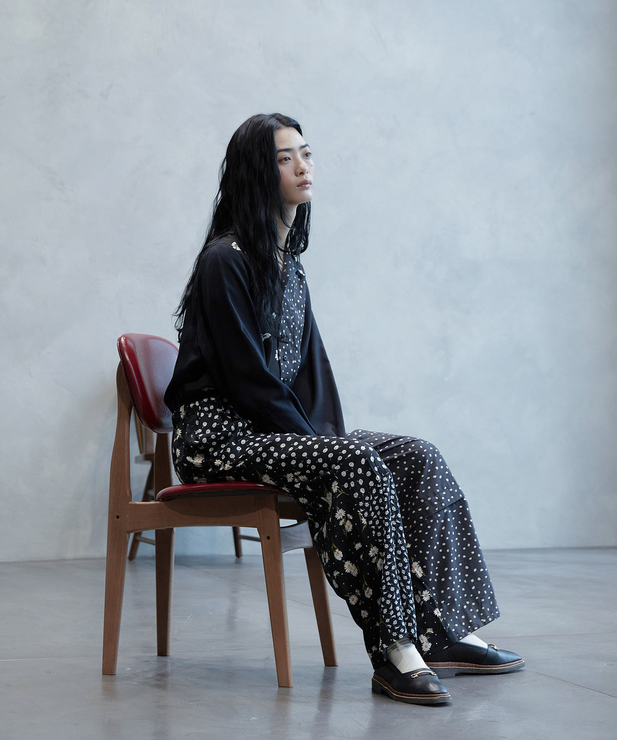 OPEN COLLAR JUMP SUITS