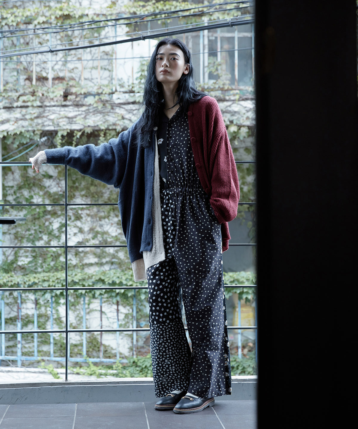 OPEN COLLAR JUMP SUITS