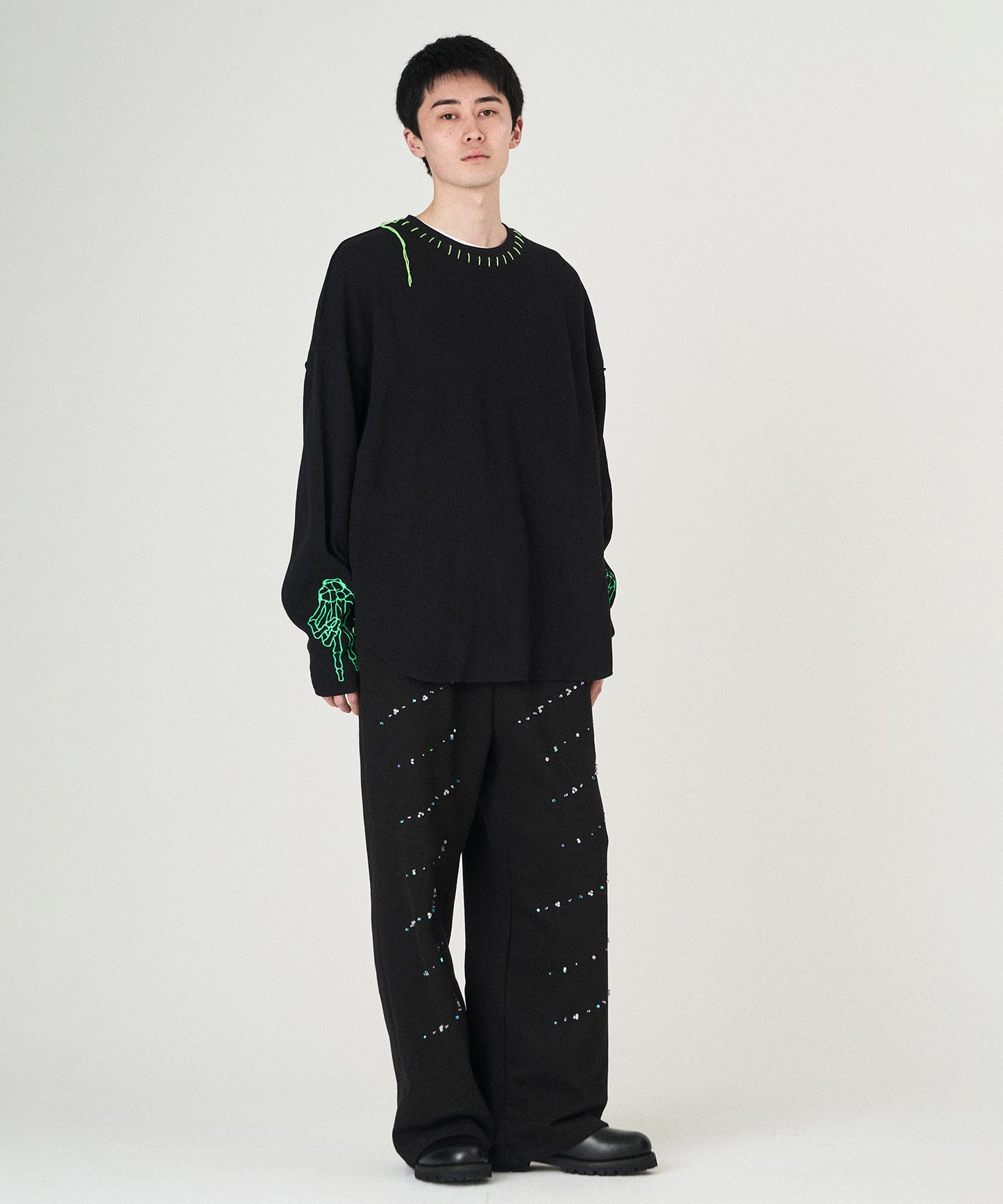 WAFFLE BONE PRINT CUTSEWN