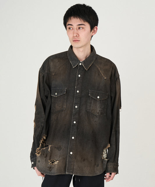 CRASH DENIM SHIRTS