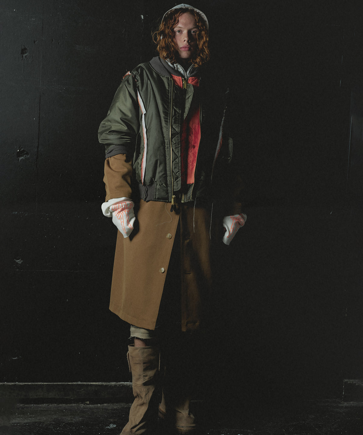 LAYERED JKT COAT
