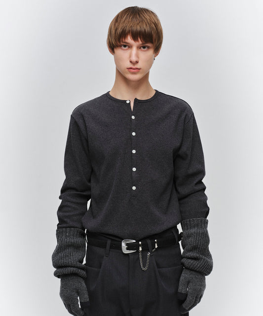 SWITCHING HENRY NECK L/S