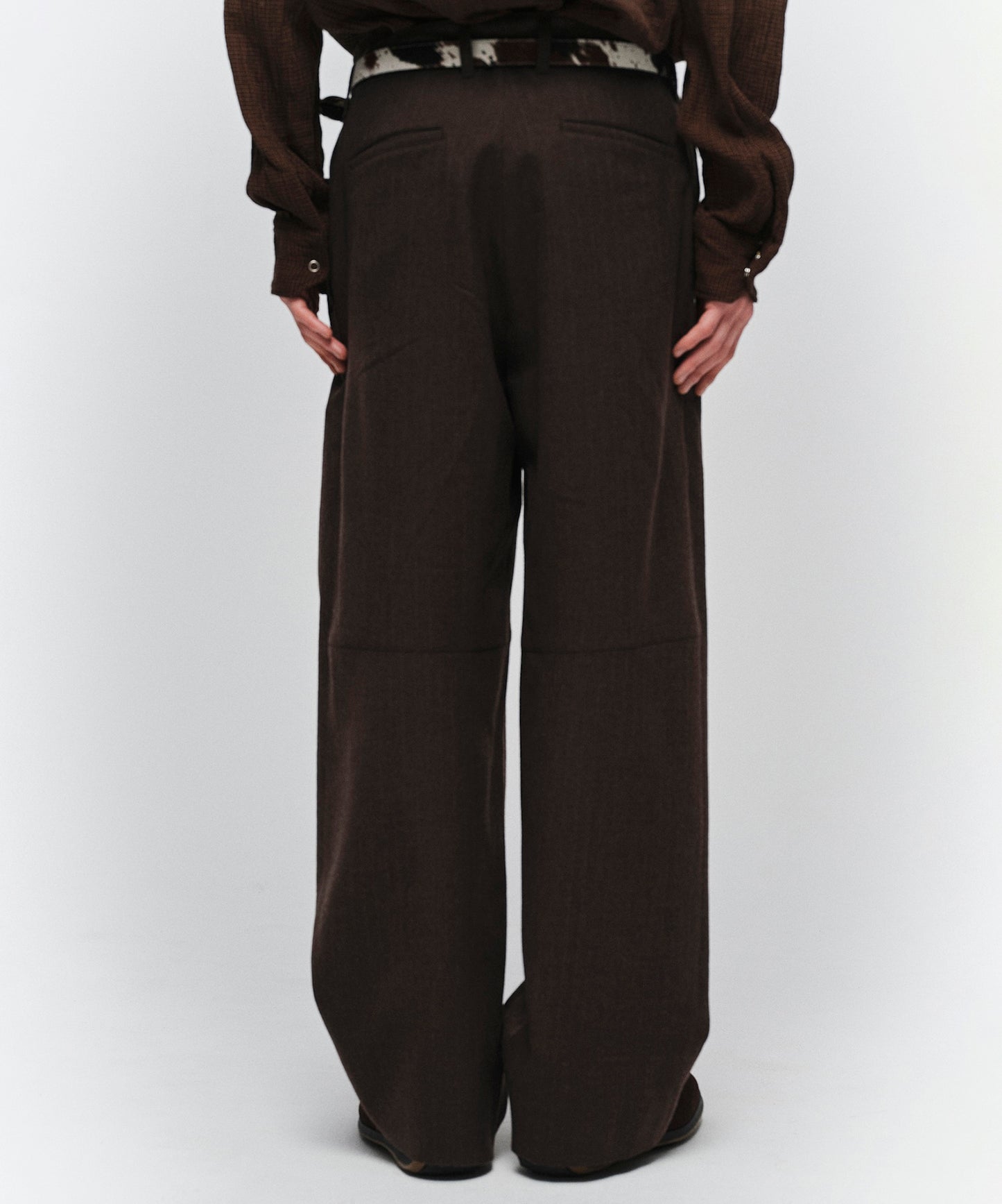 DRAPING TUCK SLACKS