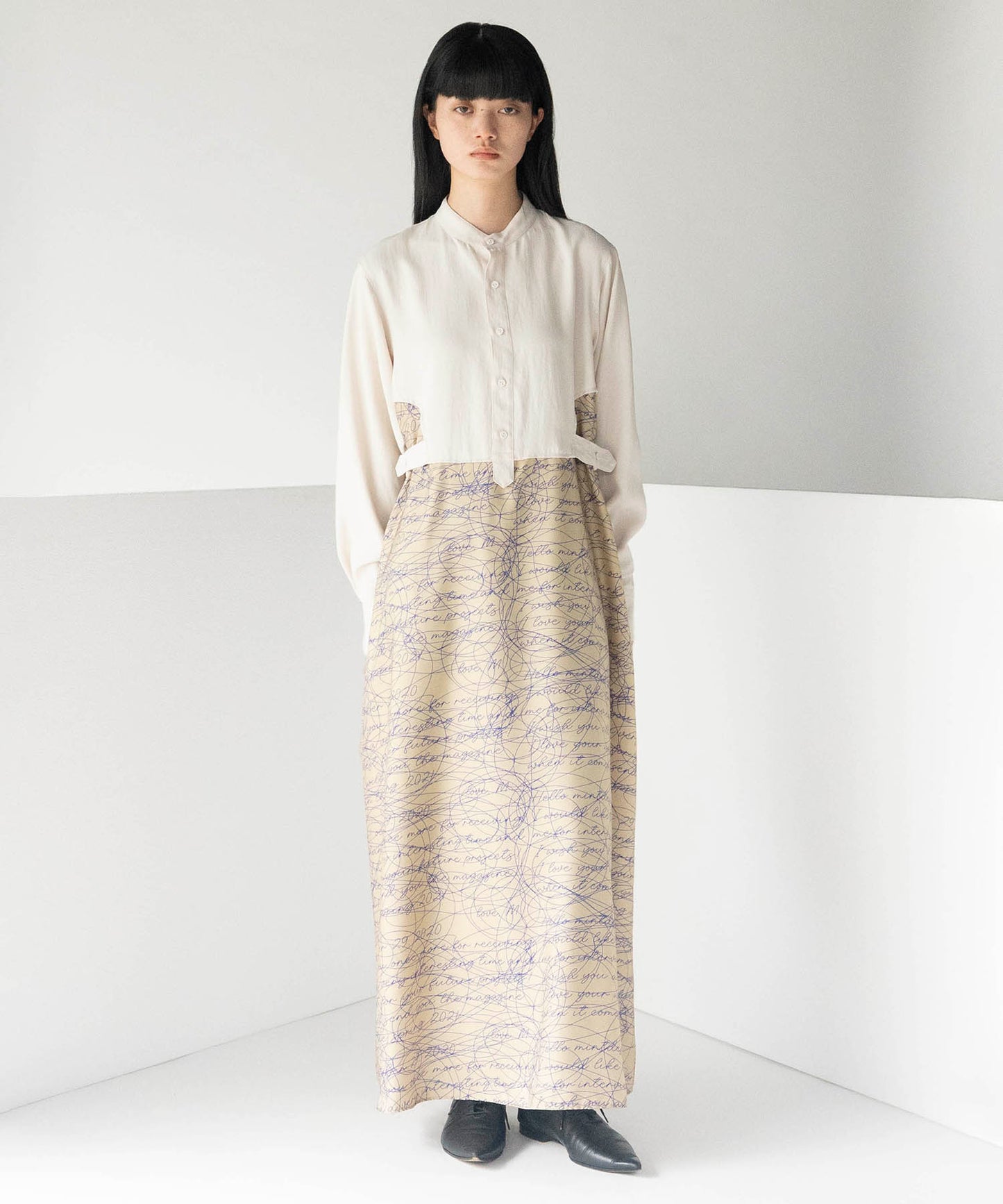 INK LETTER DRESS