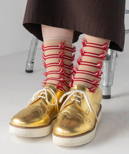 RIBBON JACQUARD SOCKS