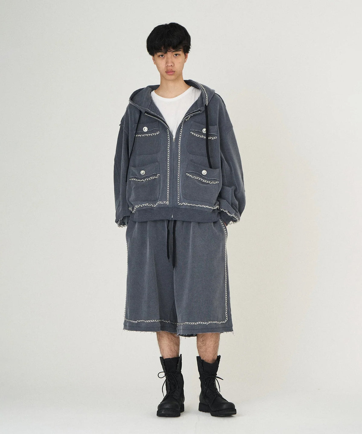 CHAIN SWEAT PARKA