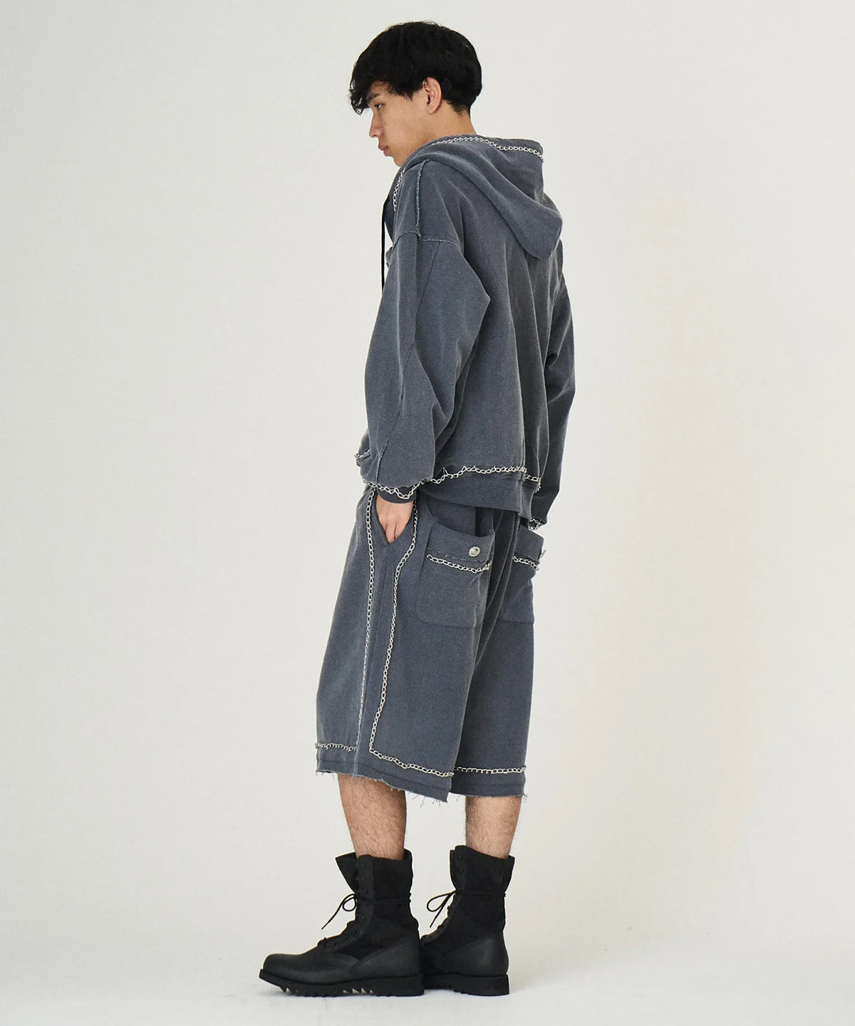 CHAIN SWEAT PARKA