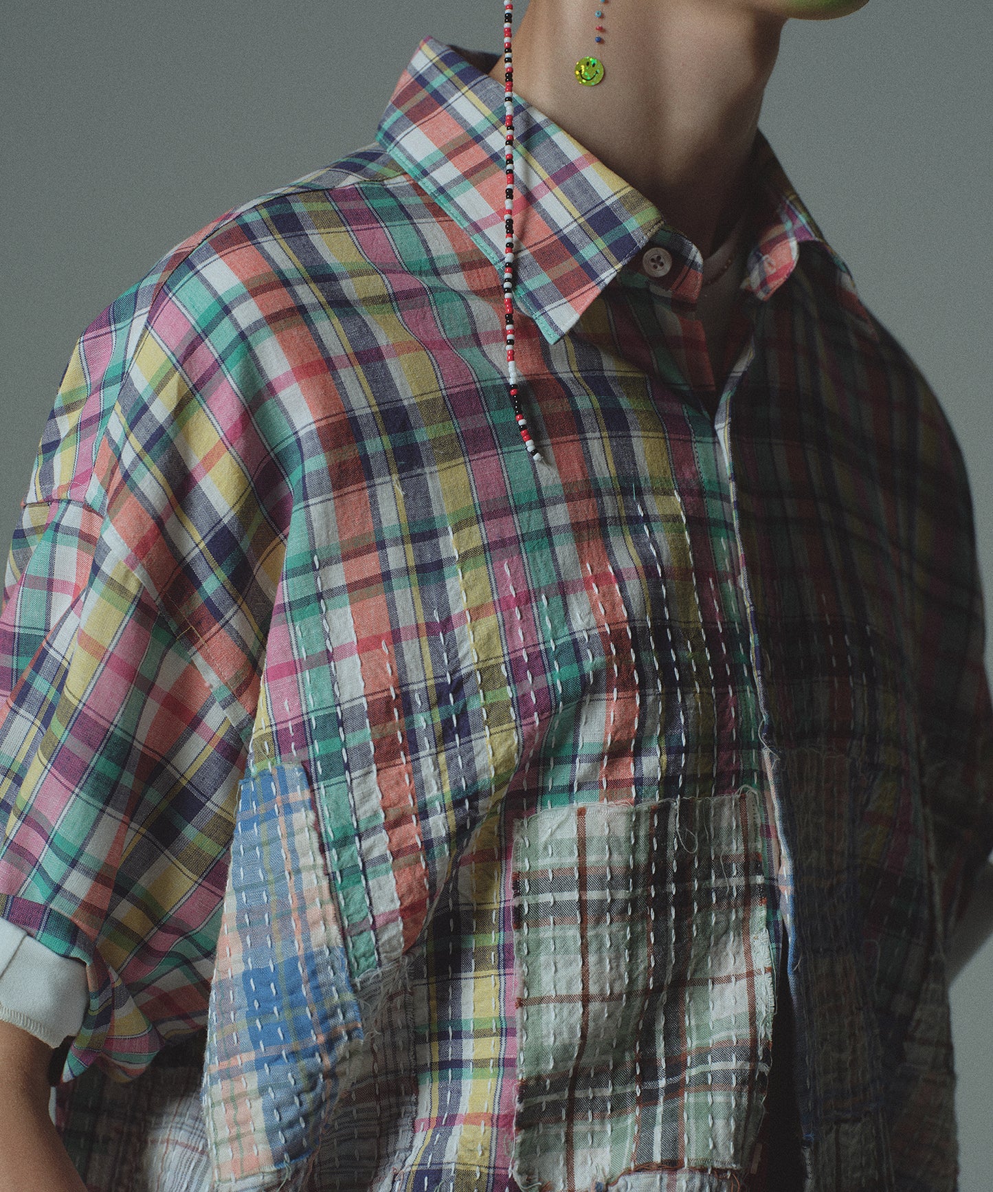 SASHIKO PATCHED SHIRT