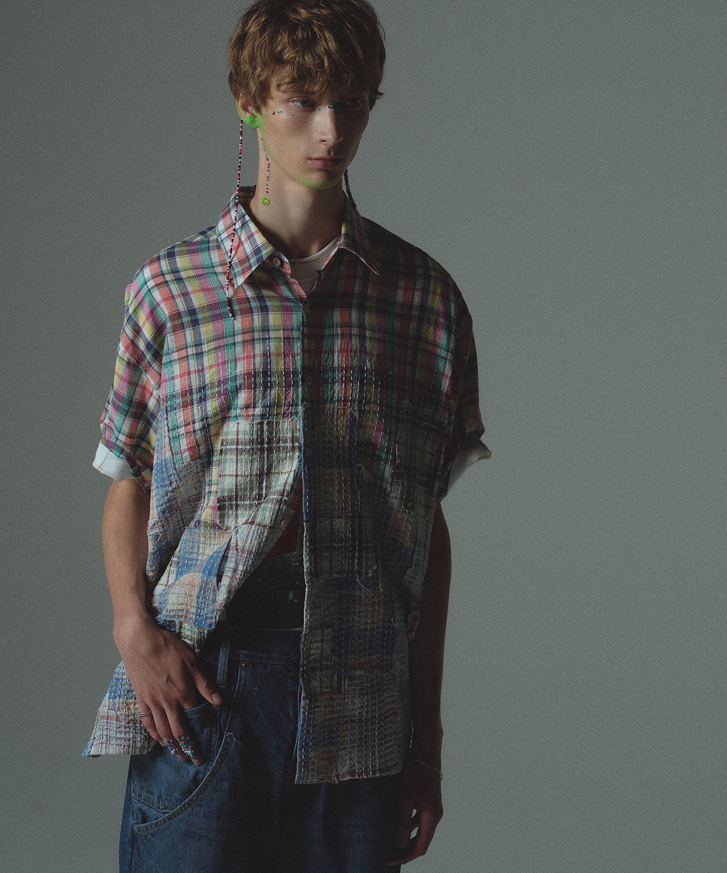 SASHIKO PATCHED SHIRT