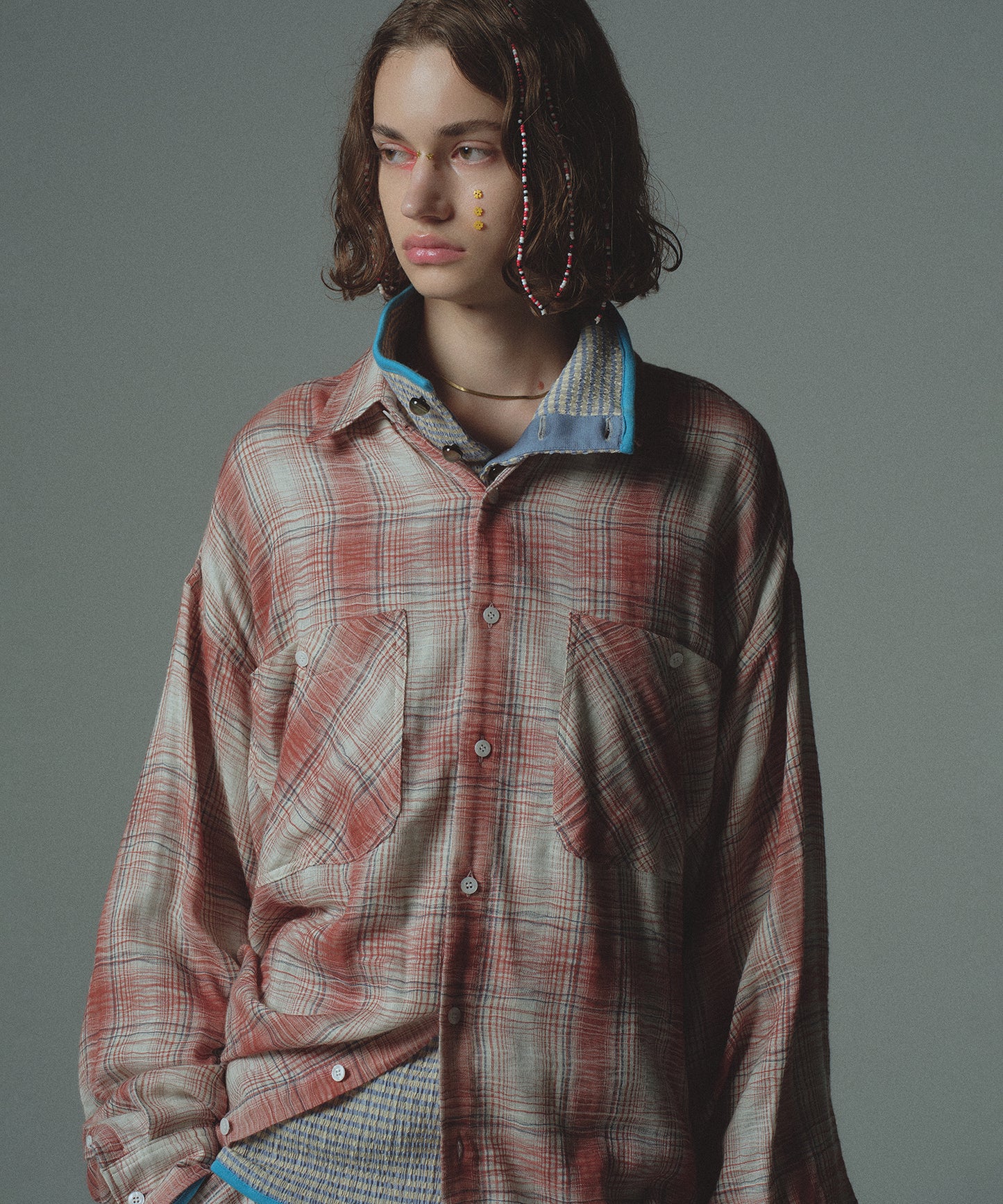 CRASH CHECK BIG SHIRT