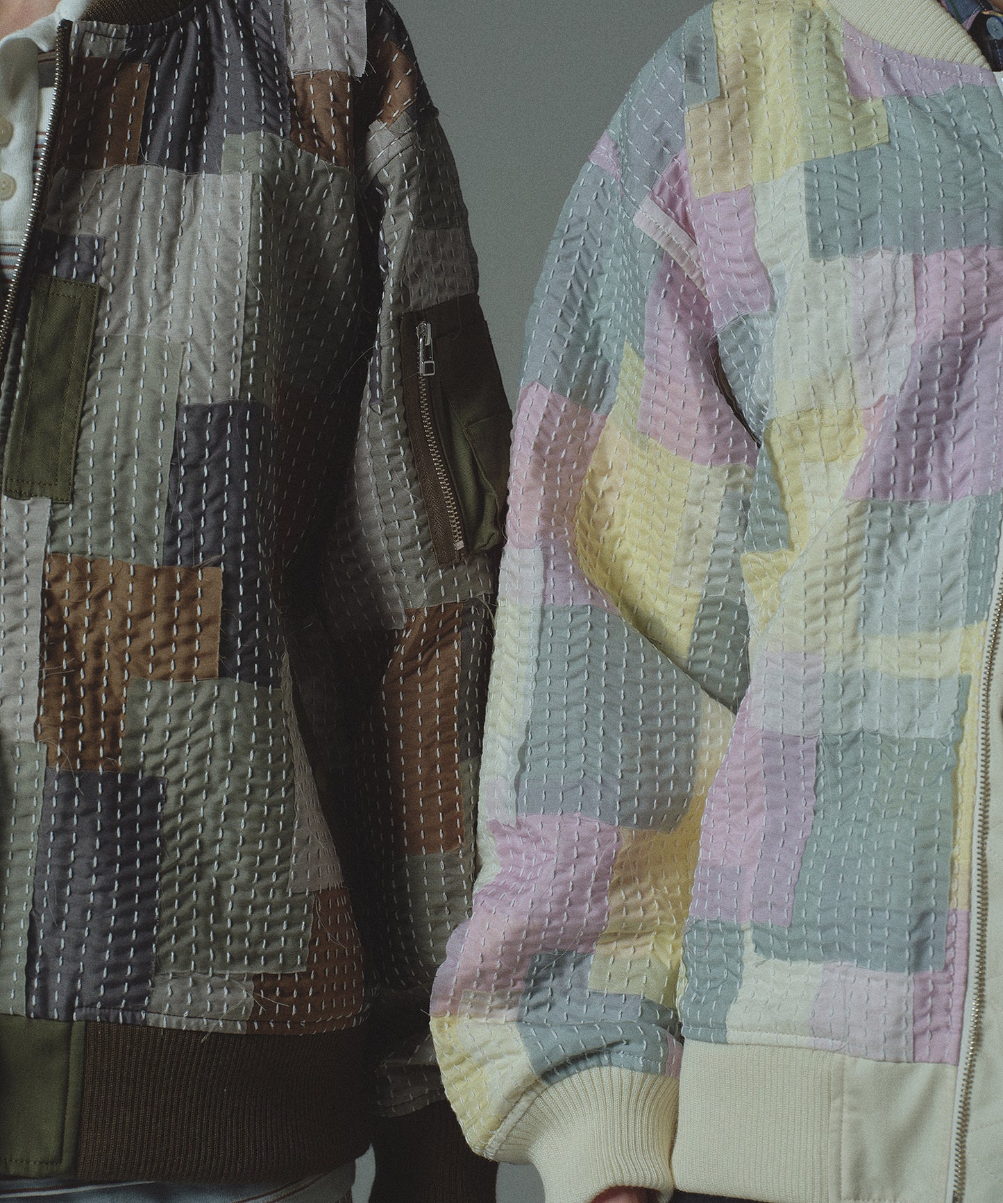 SASHIKO PATCHED BLOUSON