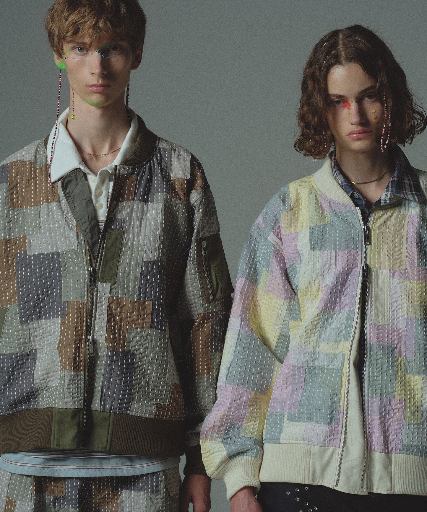 SASHIKO PATCHED BLOUSON
