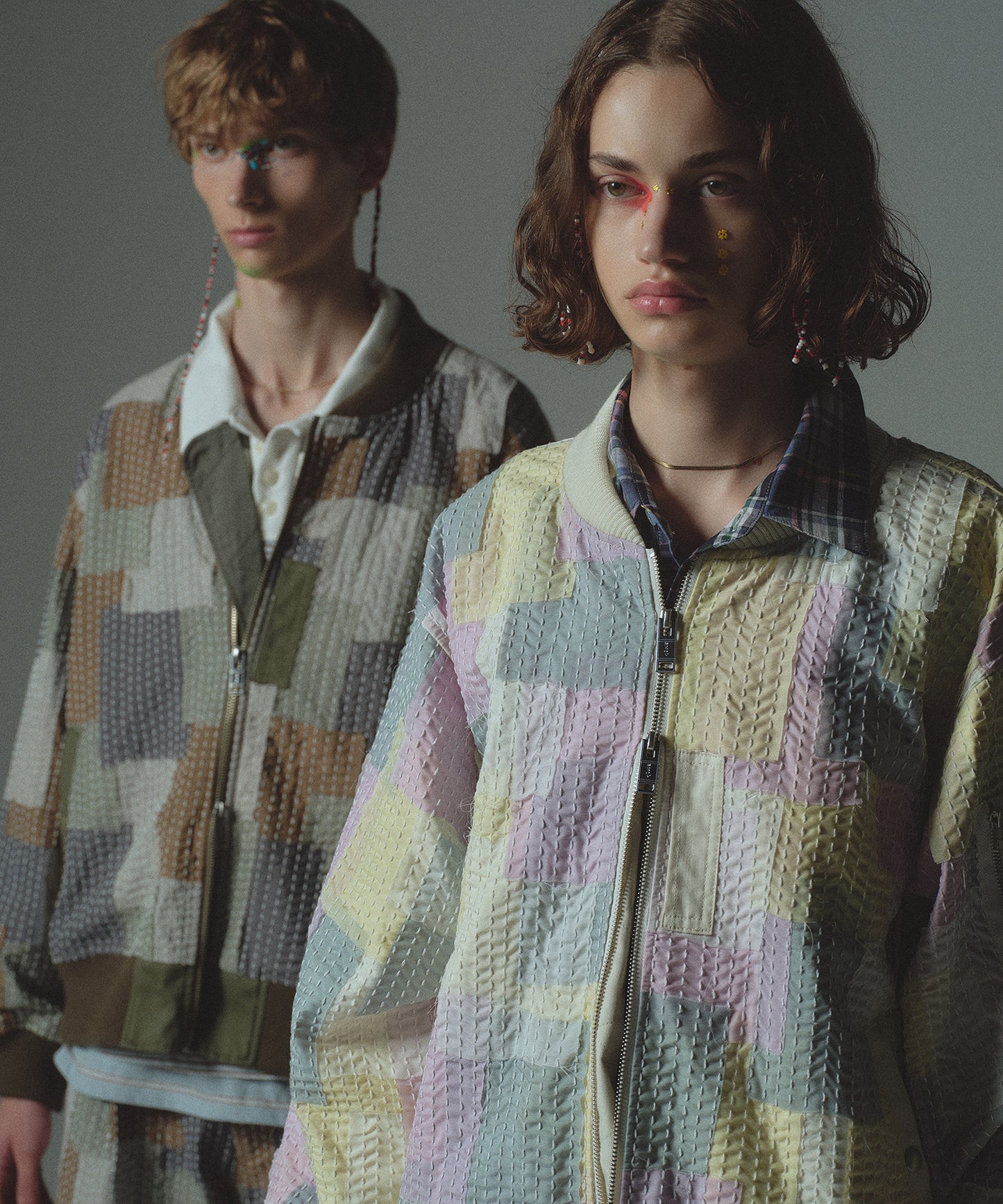 SASHIKO PATCHED BLOUSON