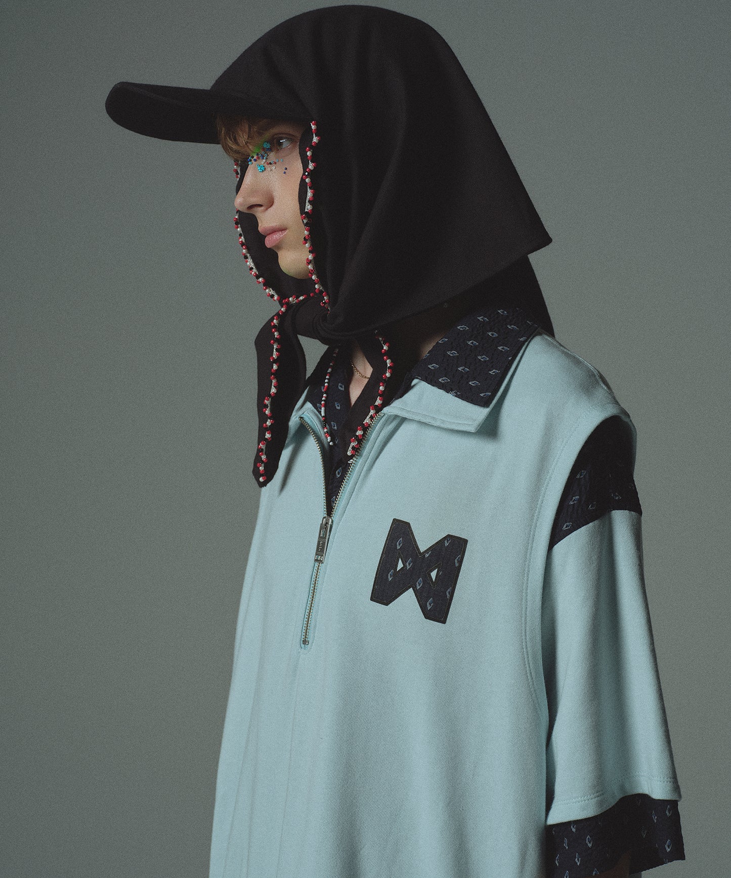 DOCKING HARF ZIP SHIRT