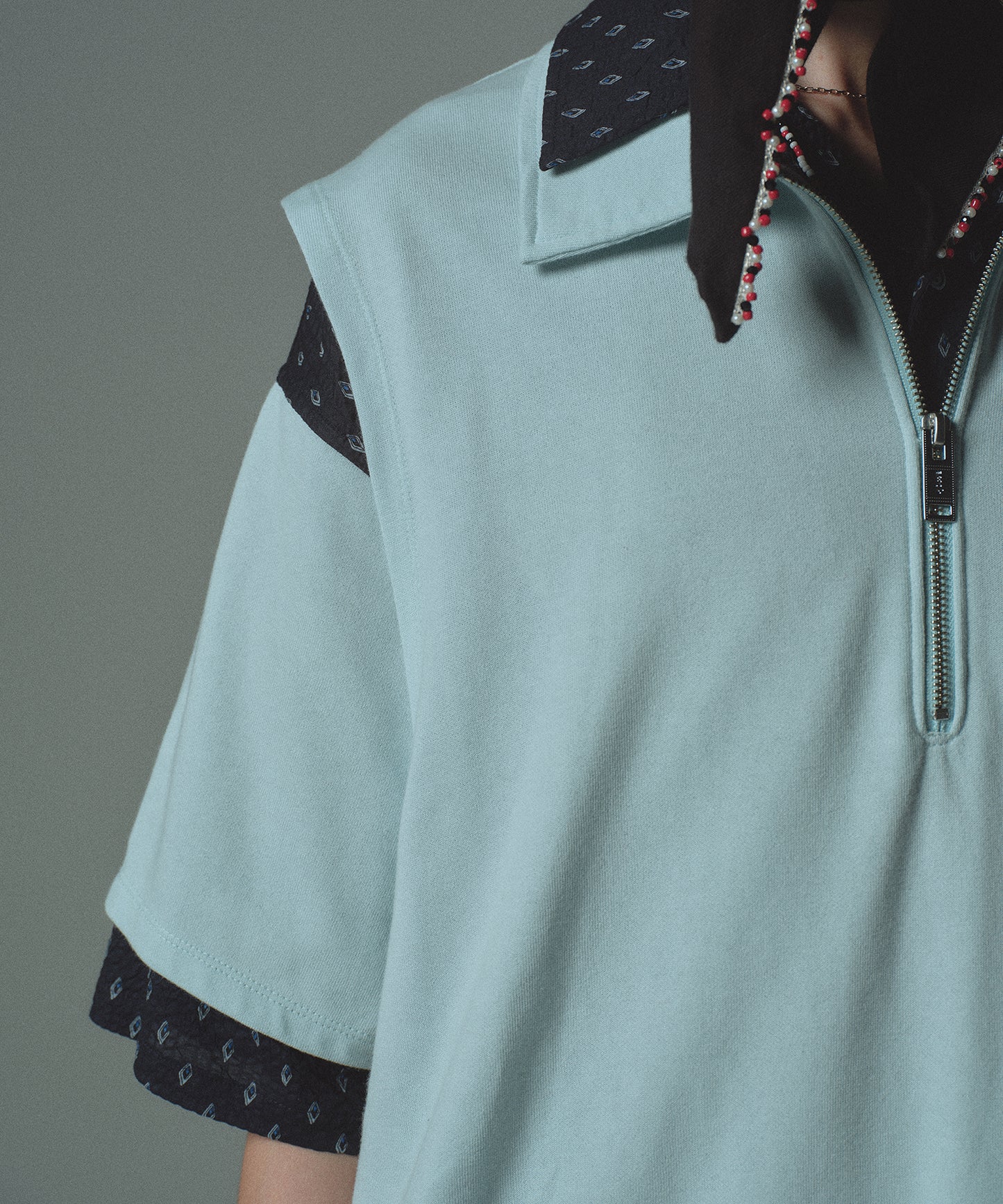 DOCKING HARF ZIP SHIRT
