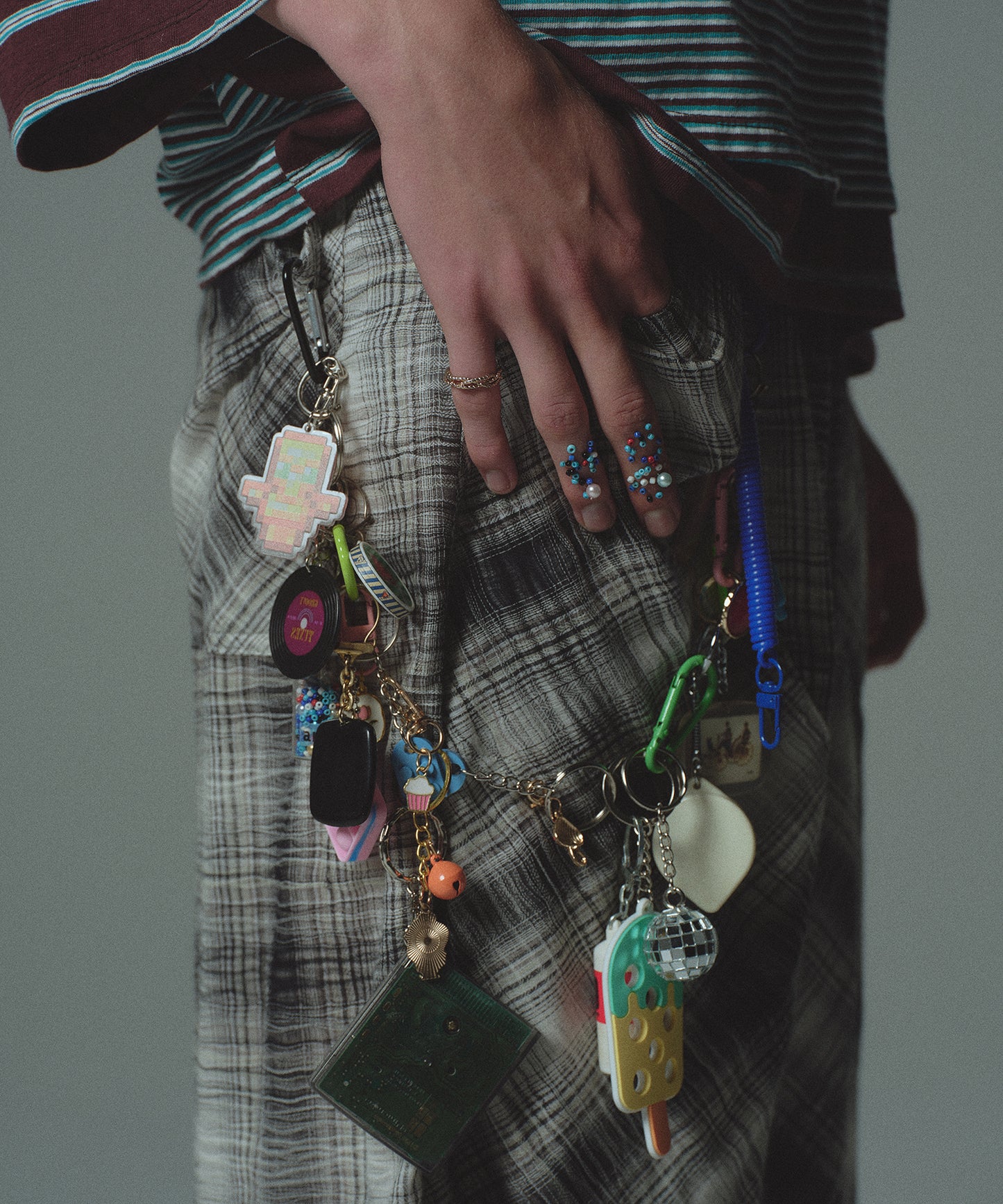 ANTIQUE VARIOUS WALLET CHAIN