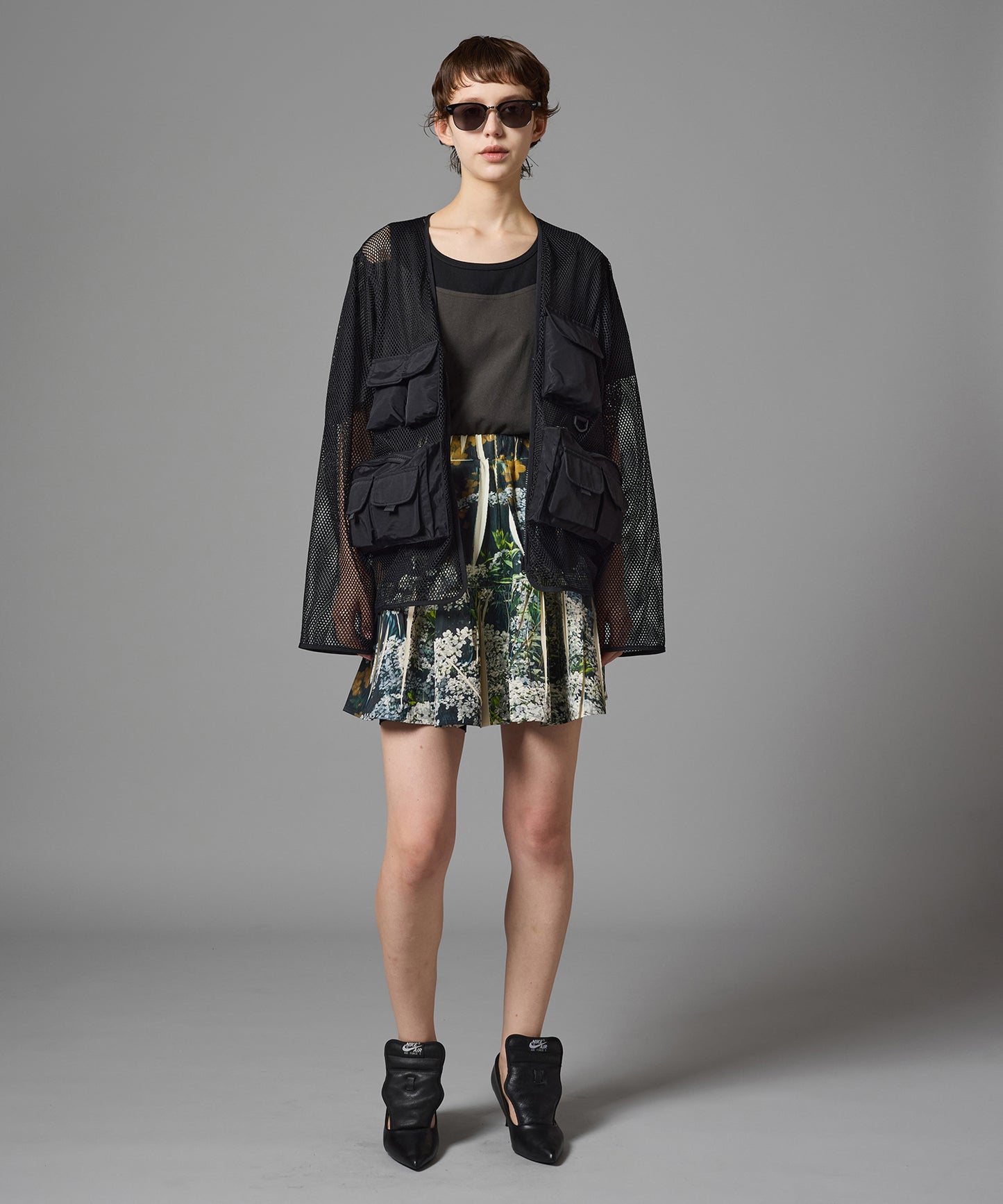 MULTI POCKET MESH JACKET