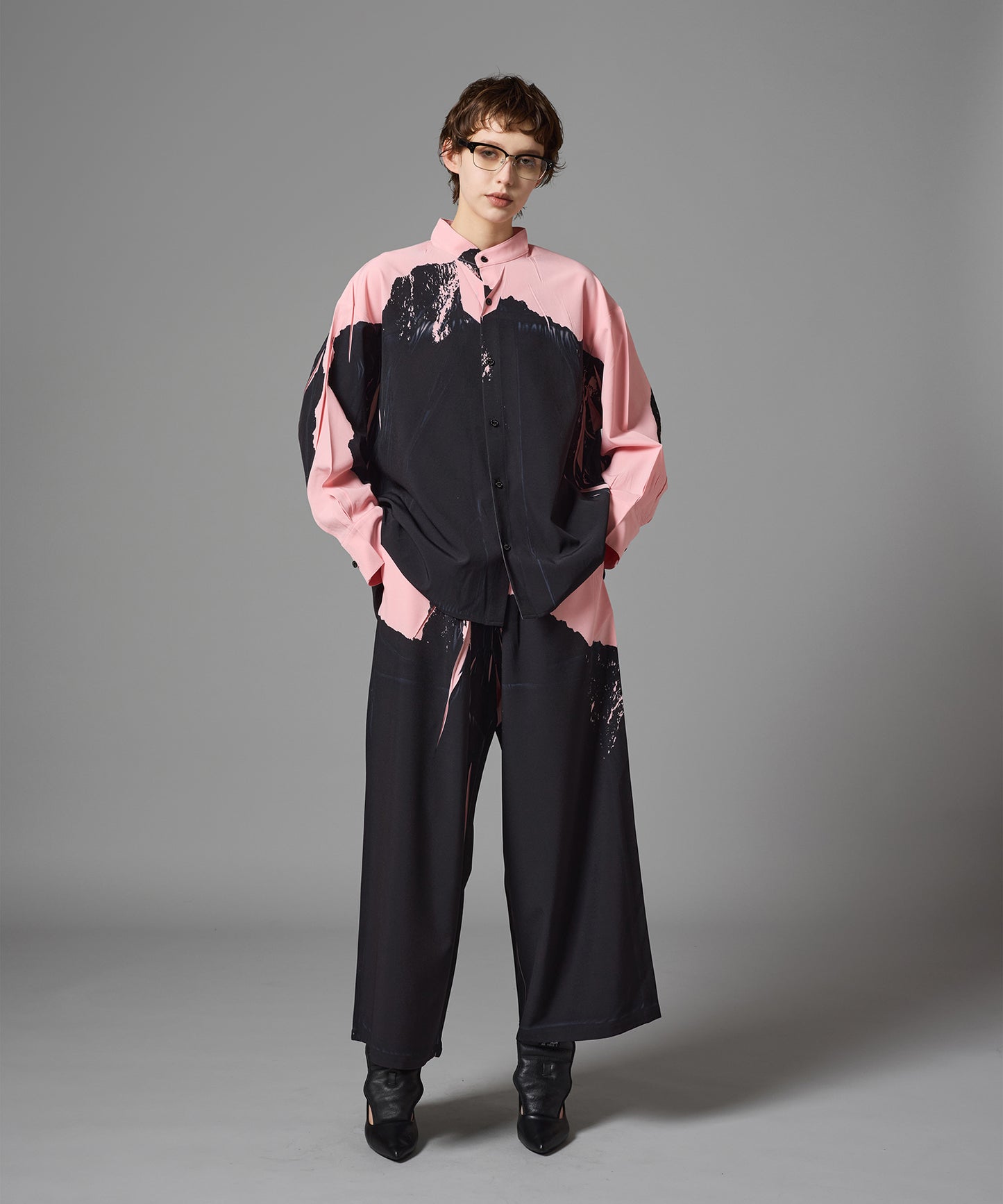 DIRECT PRINT NO COLLAR SHIRTS