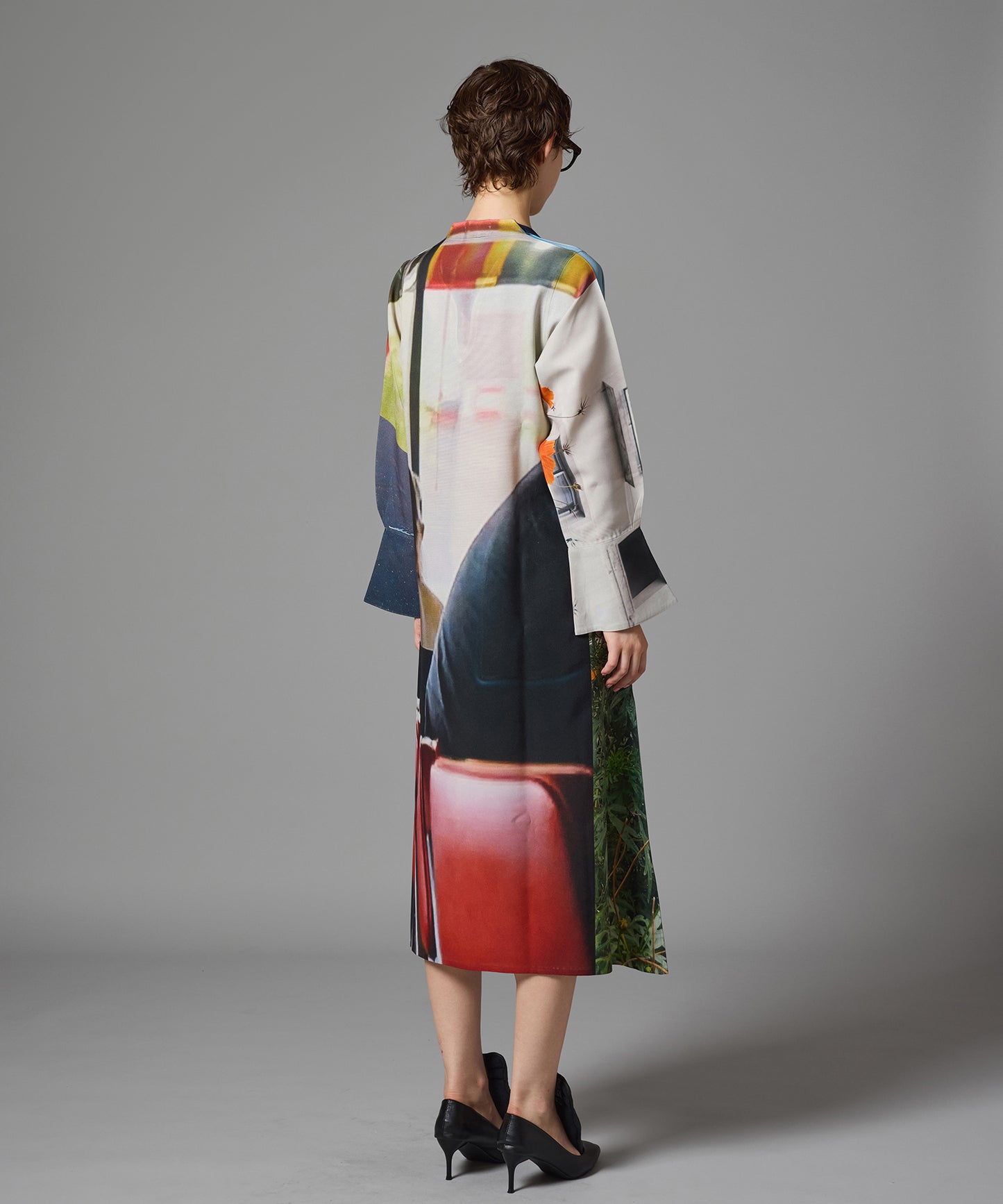 DIRECT PRINT PULLOVER ONE-PIECE