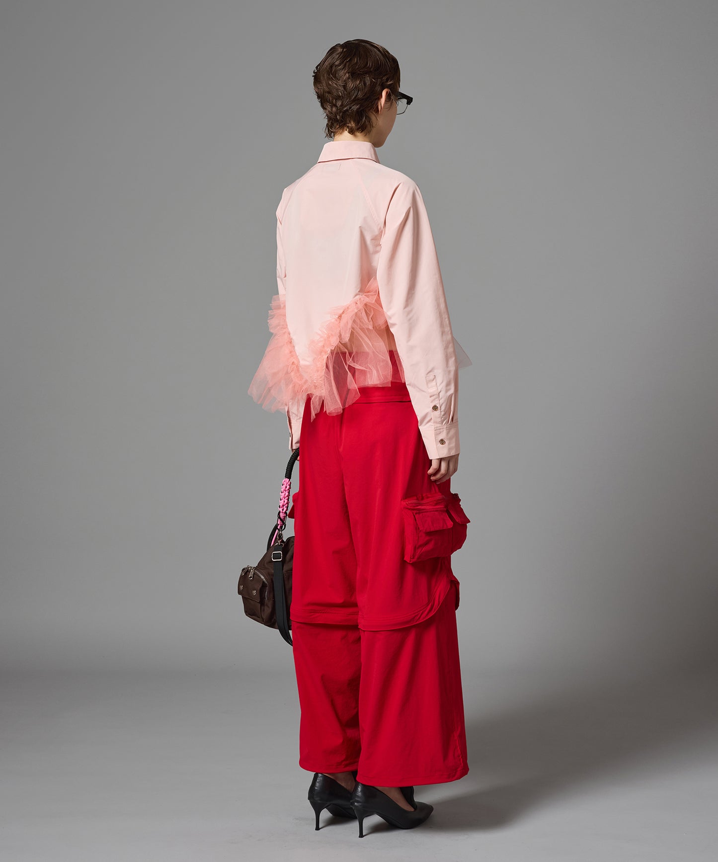 GATHER TULLE SHIRT