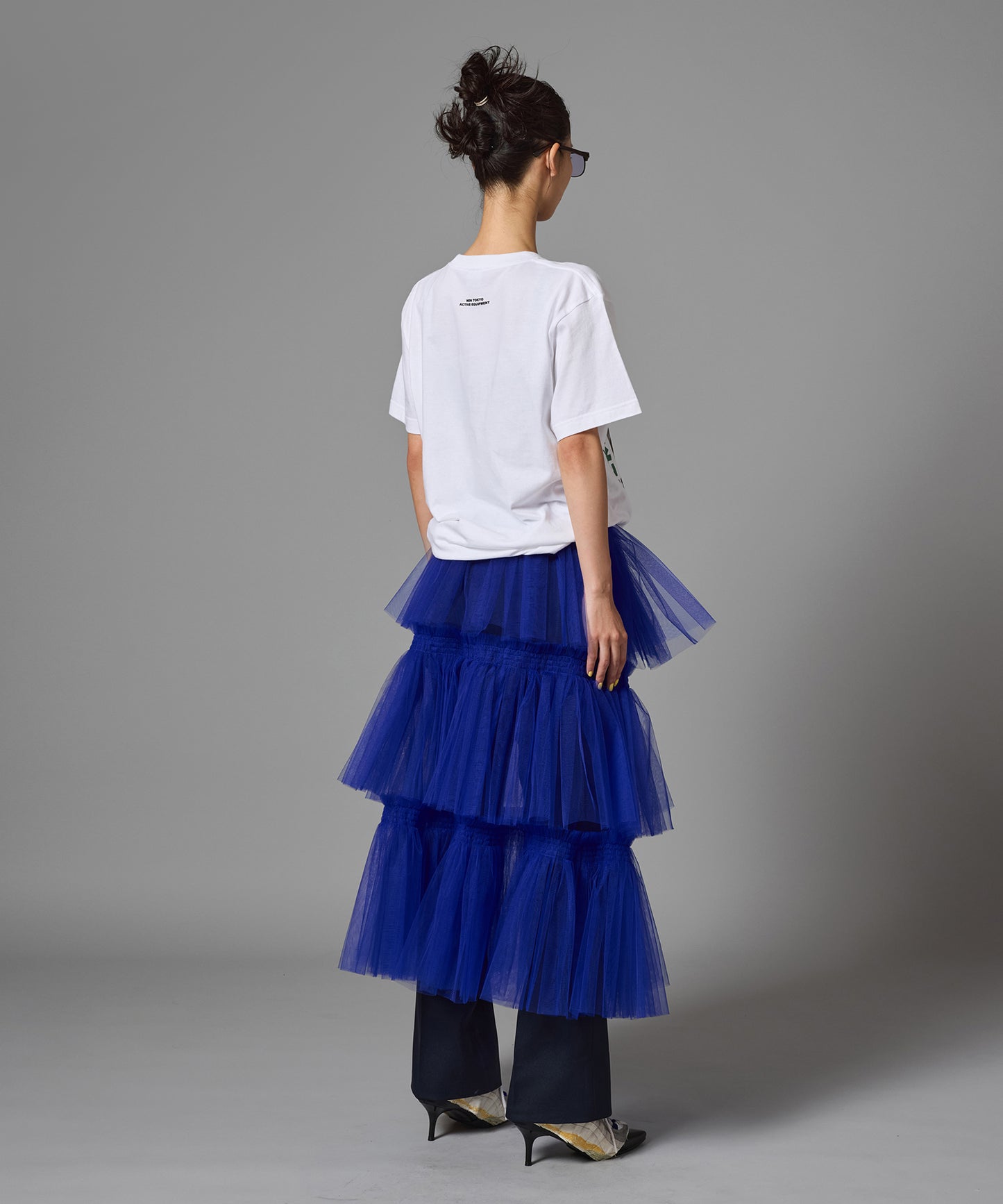 TULLE TIERED SKIRT