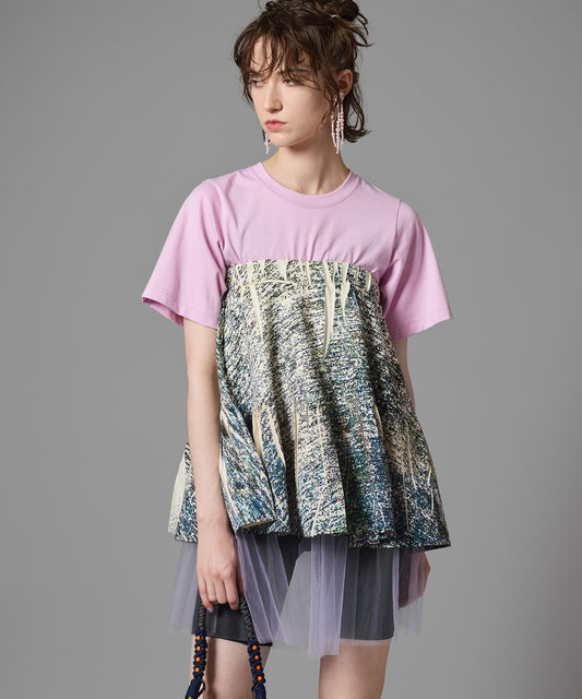 GATHER TULLE T-SHIRT
