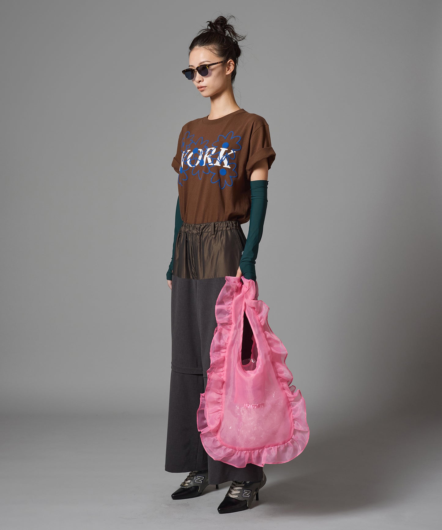 PRINT SHORT T-SHIRT(WORK)
