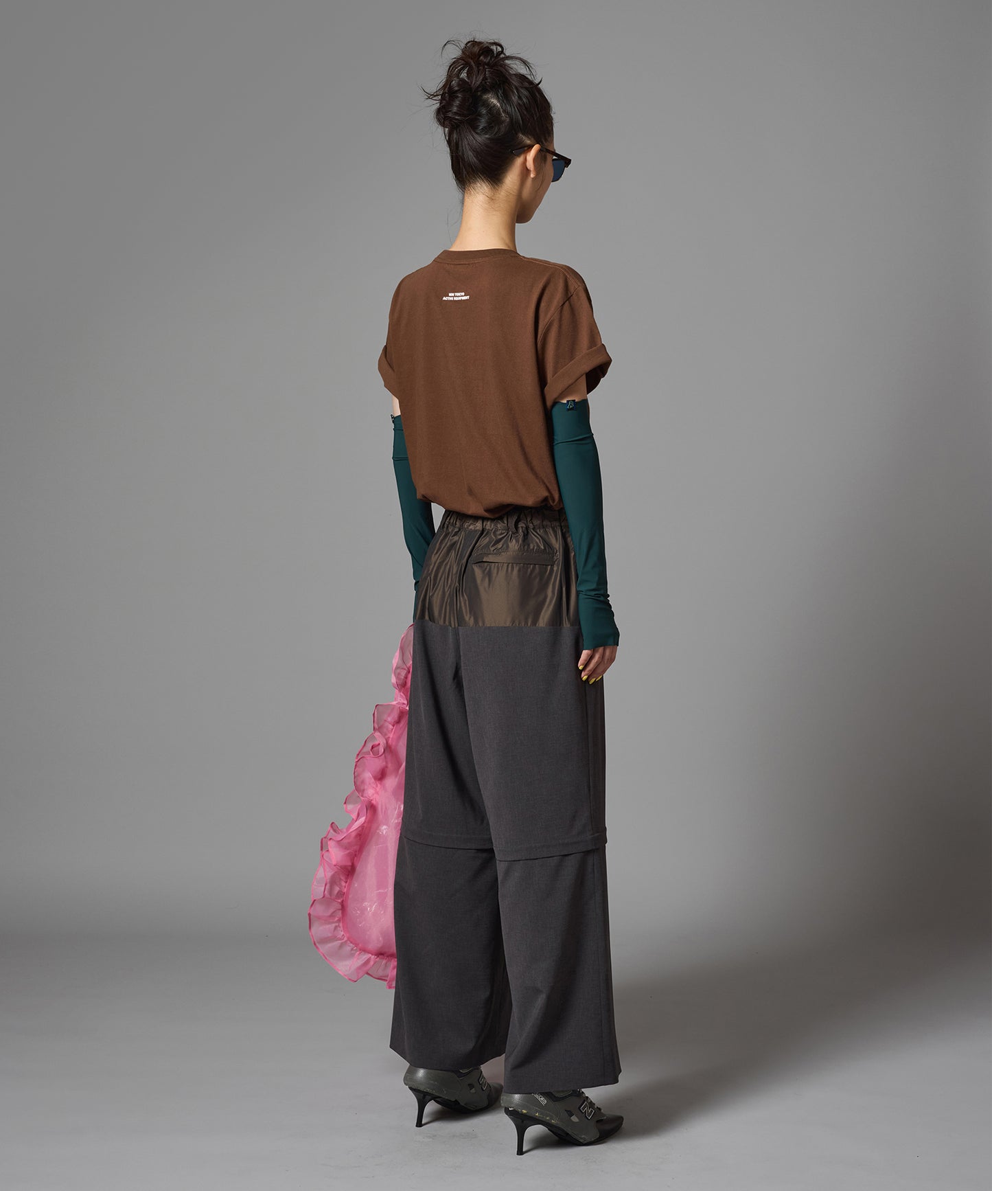 PRINT SHORT T-SHIRT(WORK)